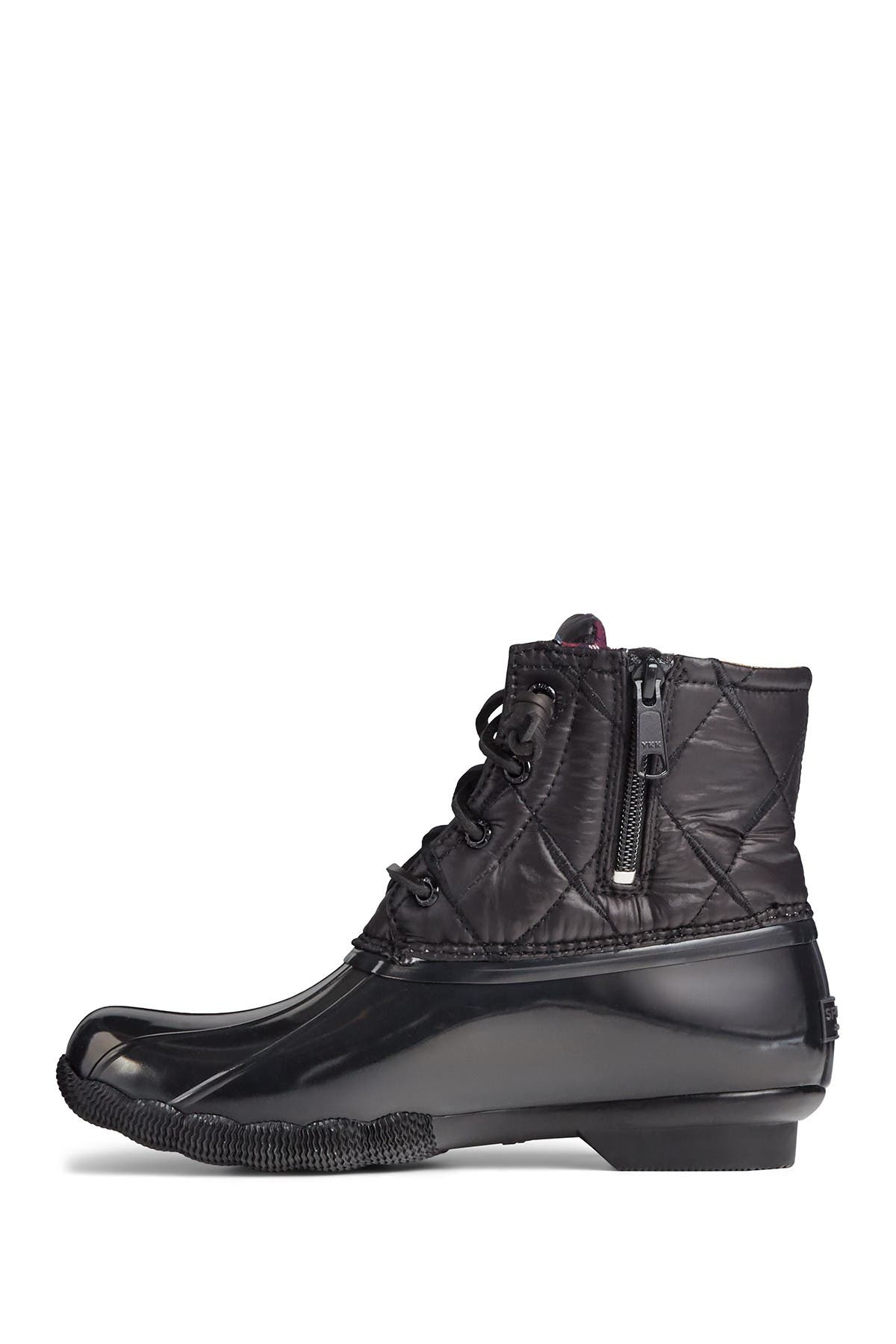 sperry nylon quilted duck boot