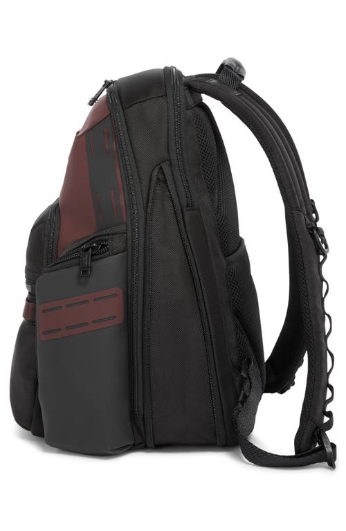 Shop Tumi Alpha Bravo Navigation Backpack In Oxblood