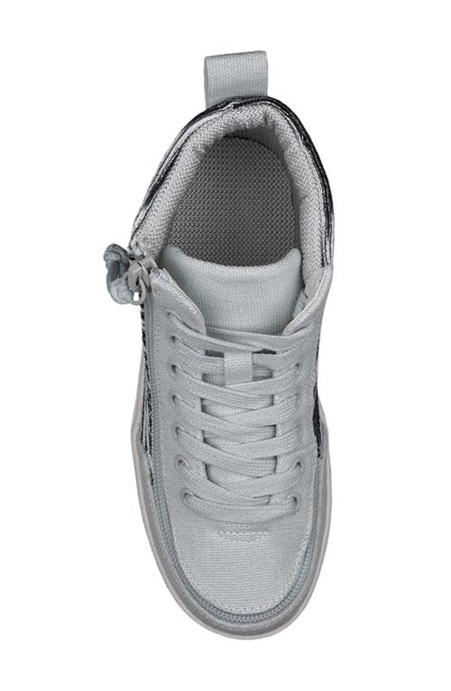 Shop Billy Footwear Kids' Classic D|r High Top Sneaker In Silver Streak