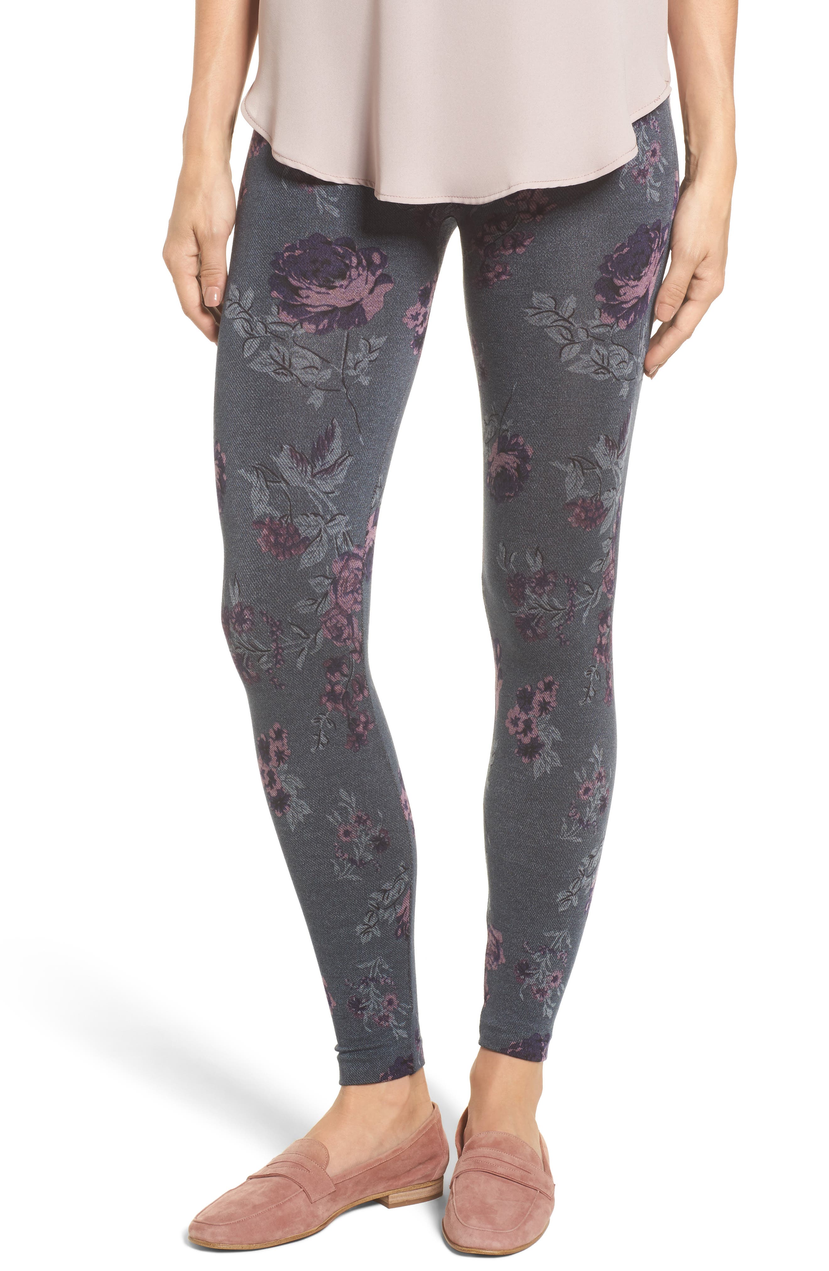 Hue Floral Seamless Leggings Nordstrom