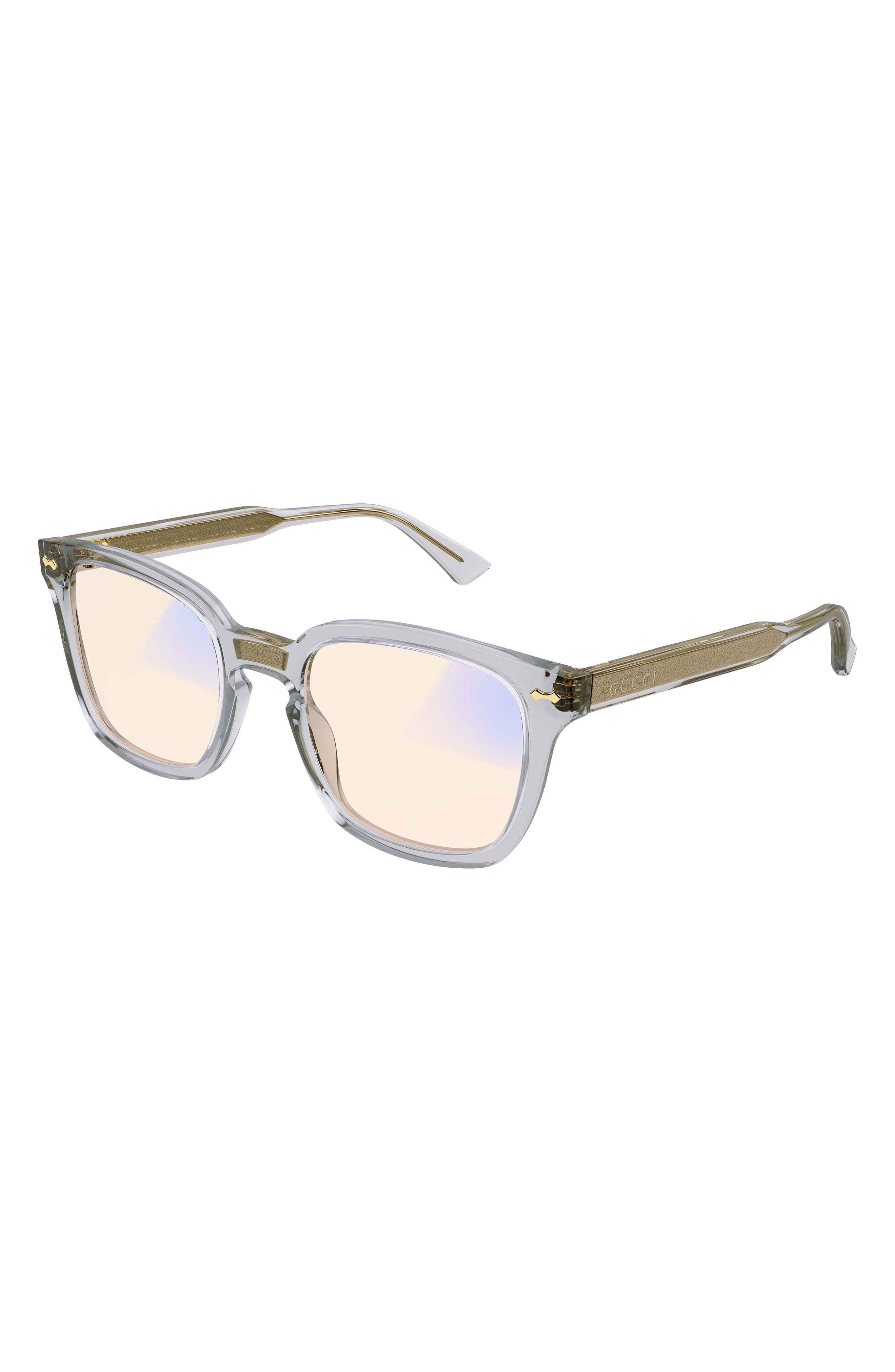 gucci blue light glasses men's