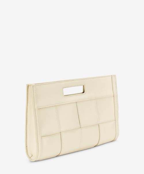 Gigi New York Remy Clutch In Ivory