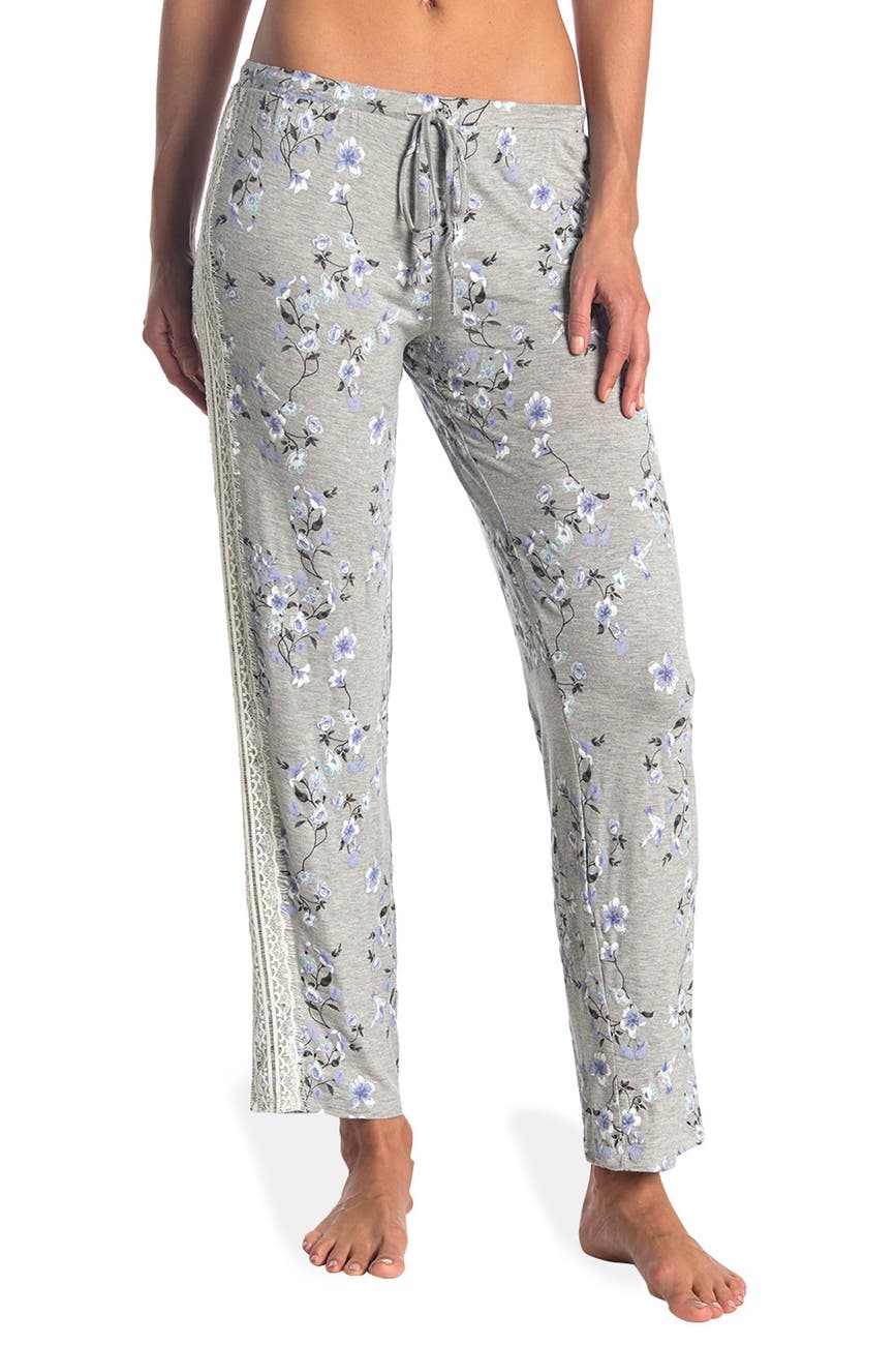 Vince Camuto | Gabriela Lace Trim Stretch Pajama Pants | Nordstrom Rack