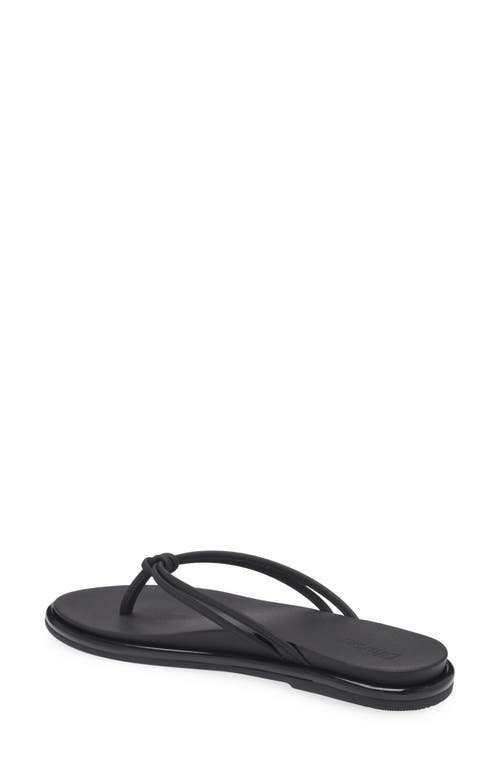 Shop Olukai Aka Flip Flop In Black/black