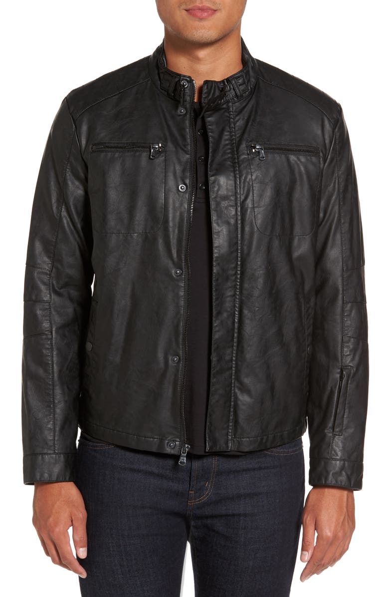 Reaction Kenneth Cole Faux Leather Moto Jacket Nordstrom