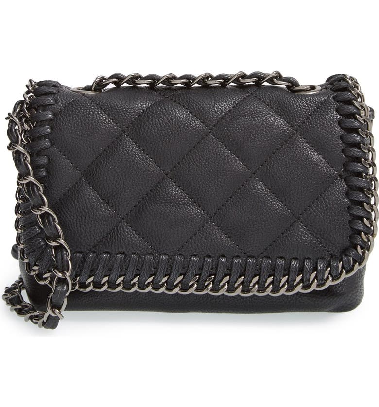 Steve Madden Quilted Flap Faux Leather Crossbody Bag | Nordstrom