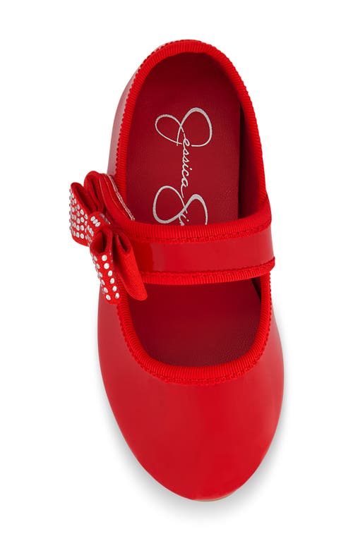 JESSICA SIMPSON JESSICA SIMPSON KIDS' AMY CRYSTAL MARY JANE FLAT
