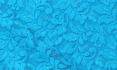 Hanky Panky Plus Size Retro Lace V-kini In Ocean Eyes Blue