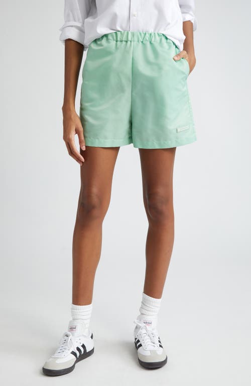 Shop Sporty And Rich Sporty & Rich Good Health Shorts In Thyme