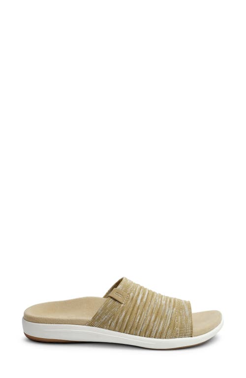 Revitalign Vanessa Slide Sandal In Beige