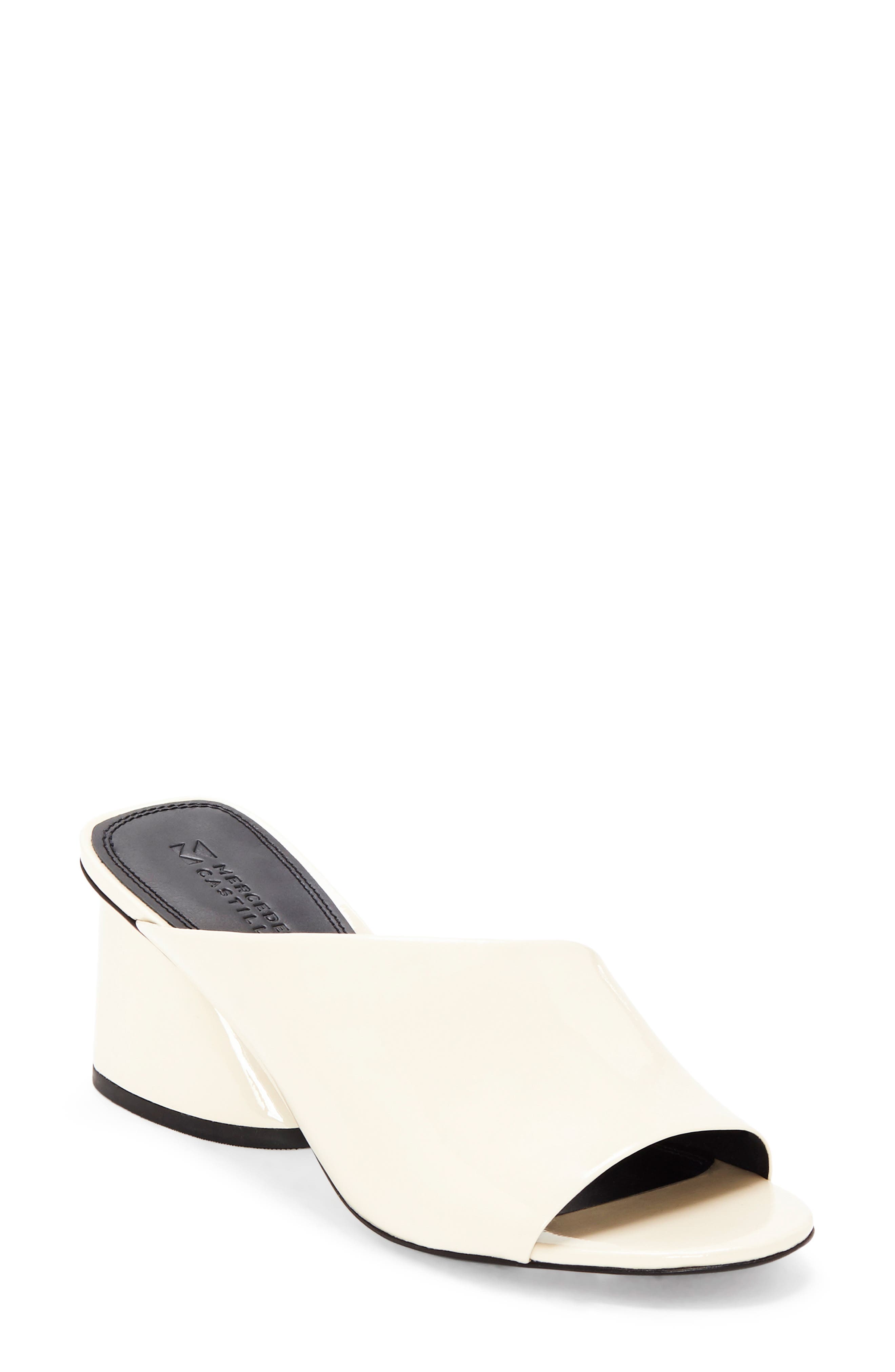 Mercedes Castillo Kuri Slide Sandal- Ivory