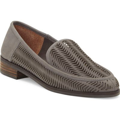 Lucky Brand Camdyn Cutout Loafer- Grey