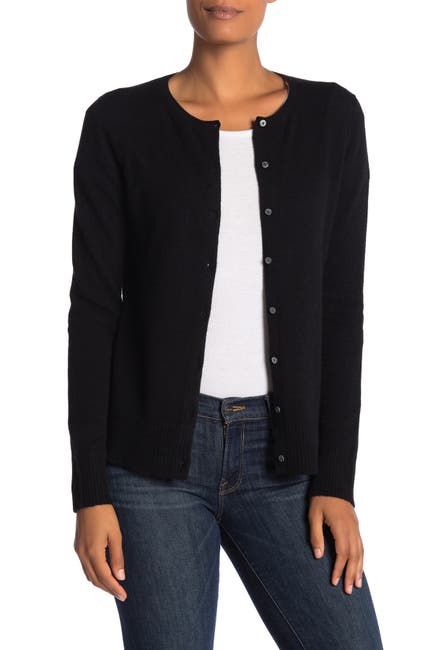 M Magaschoni | Crew Neck Button Front Cashmere Cardigan | Nordstrom Rack