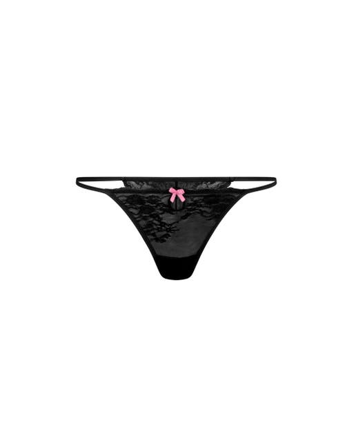 Shop Adore Me Margeaux G-string Panties In Black