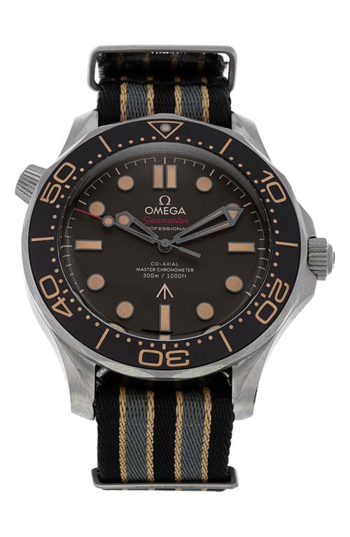 Omega Preowned 2021 Seamaster Diver 300M James Bond Edition Automatic NATO Strap Watch