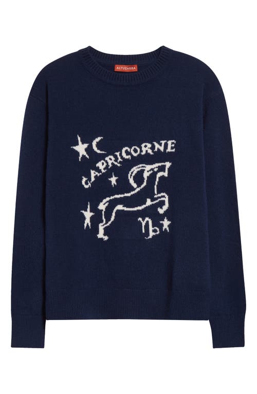 ALTUZARRA ALTUZARRA ZODIAC INTARSIA VIRGIN WOOL CREWNECK SWEATER
