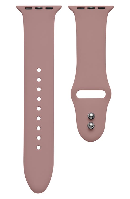 The Posh Tech Silicone Sport Apple Watch Band In Pink