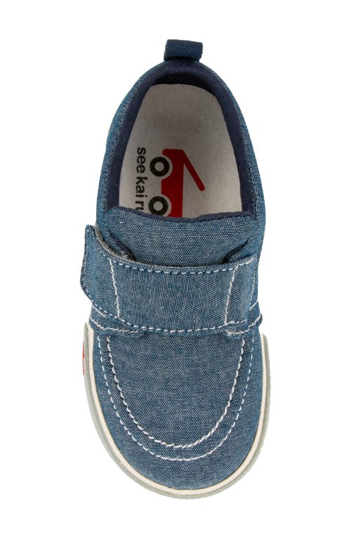 Shop See Kai Run Wyatt Denim Sneaker In Chambray