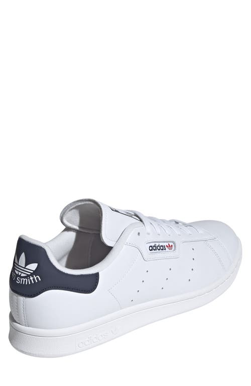 Shop Adidas Originals Adidas Stan Smith Sneaker In White/white/night Indigo