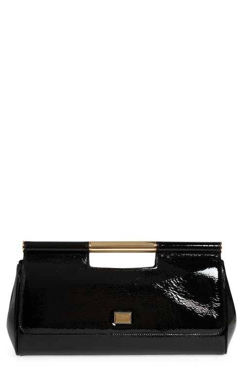 Dolce & Gabbana Large Sicily Clutch Handbag in Black at Nordstrom