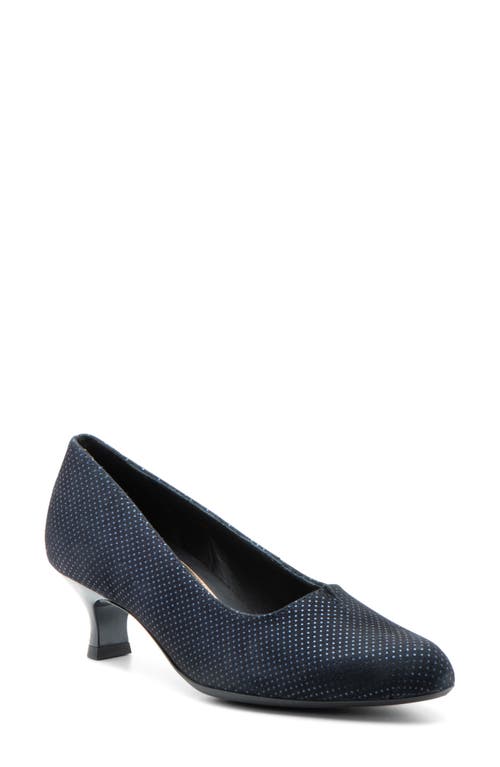 ara Kit Kitten Heel Pump Midnight Blue at Nordstrom,