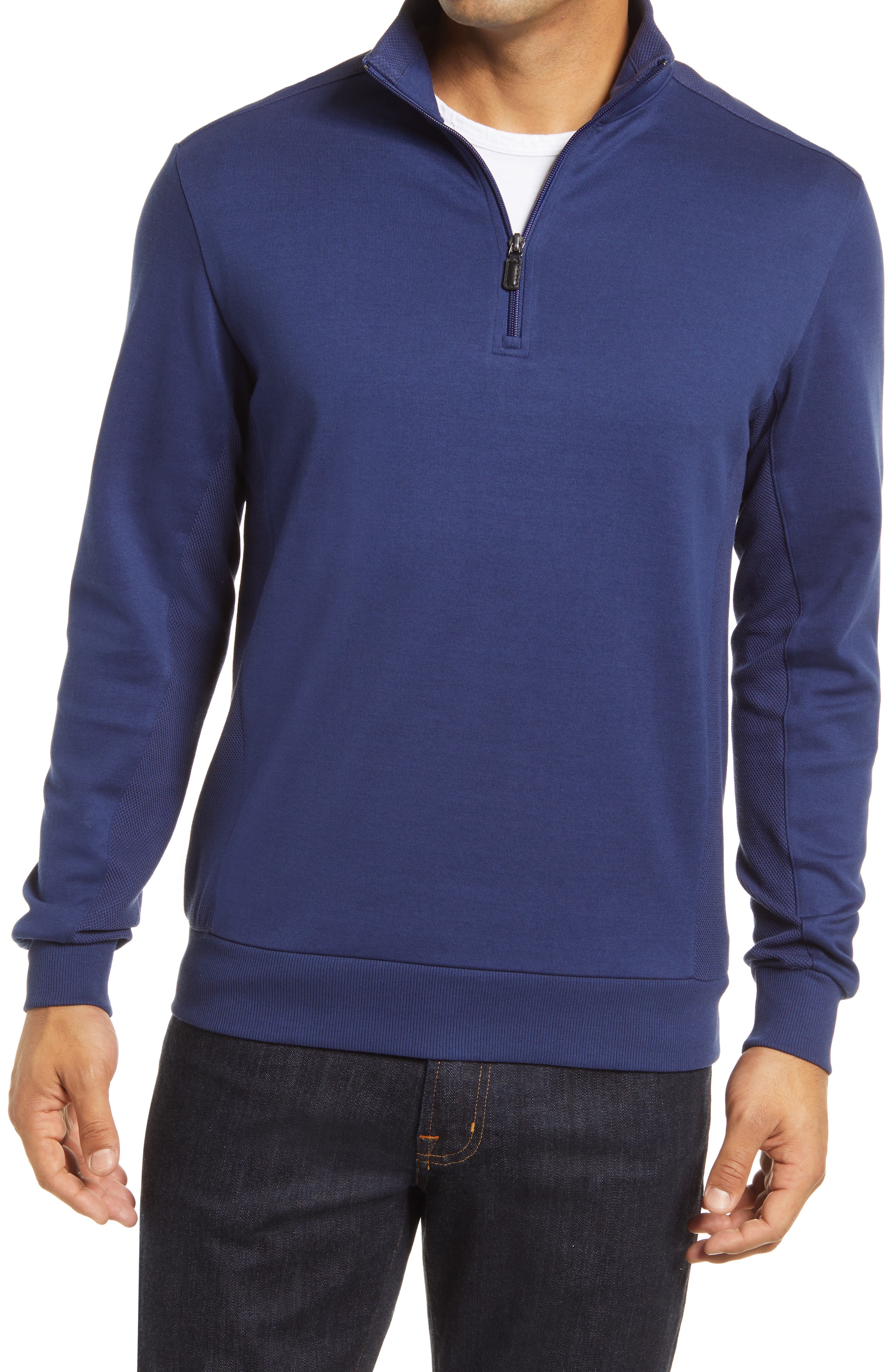 bugatchi quarter zip