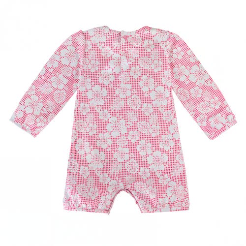 Uv Skinz Uv Sunzie In Pink Hibiscus Gingham