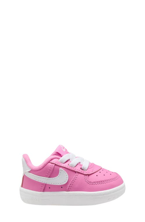 Nike Kids' Air Force 1 Crib Shoe In Playful Pink/white