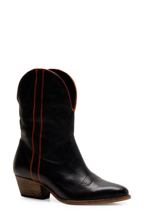 Rue Slouch Western Boots, Free People