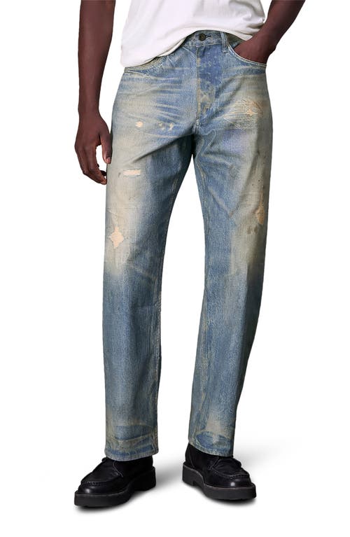 Shop Rag & Bone Fit 4 Miramar Print Cotton Canvas Baggy Jeans In Nolan