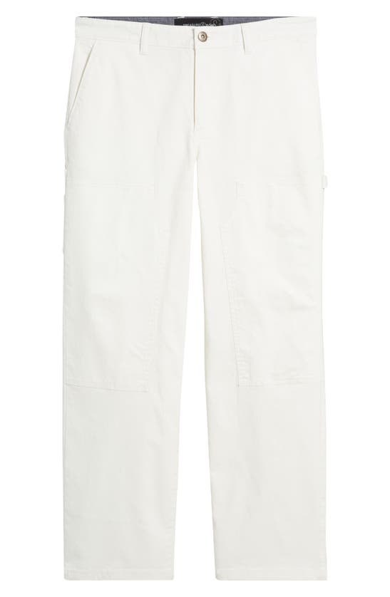 Shop Treasure & Bond Workwear Pants In Ivory Egret