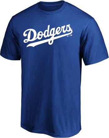 FANATICS Men's Fanatics Branded Royal Los Angeles Dodgers Official Wordmark  T-Shirt