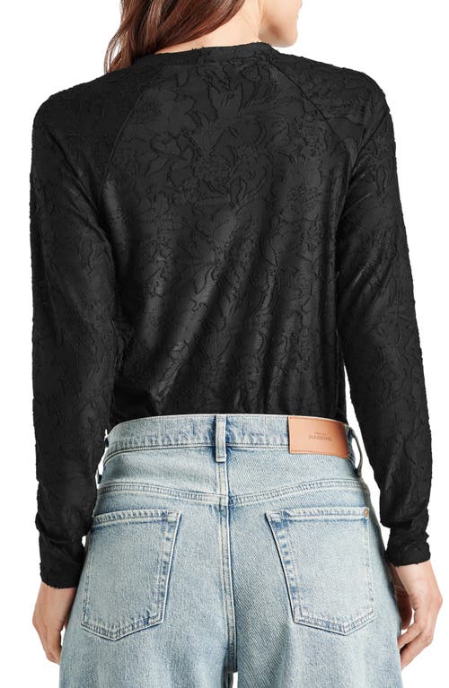 Shop Splendid Cecelia Floral Long Sleeve Top In Black