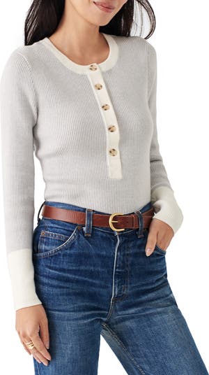 Cotton hotsell henley sweater