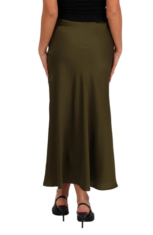 Petal And Pup Petal & Pup Nellie Satin Maxi Skirt In Black