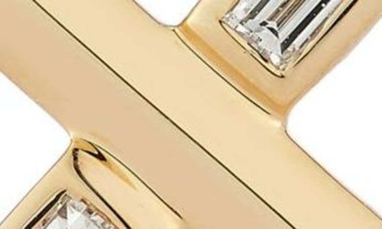 Dana Rebecca Designs Reese Brooklyn Diamond X-stud Earrings In Yellow Gold/ Diamond
