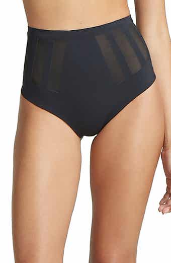 Spanx High Thong Shaping Panties Sheen Satin Slimming Shapewear Star Power  2353
