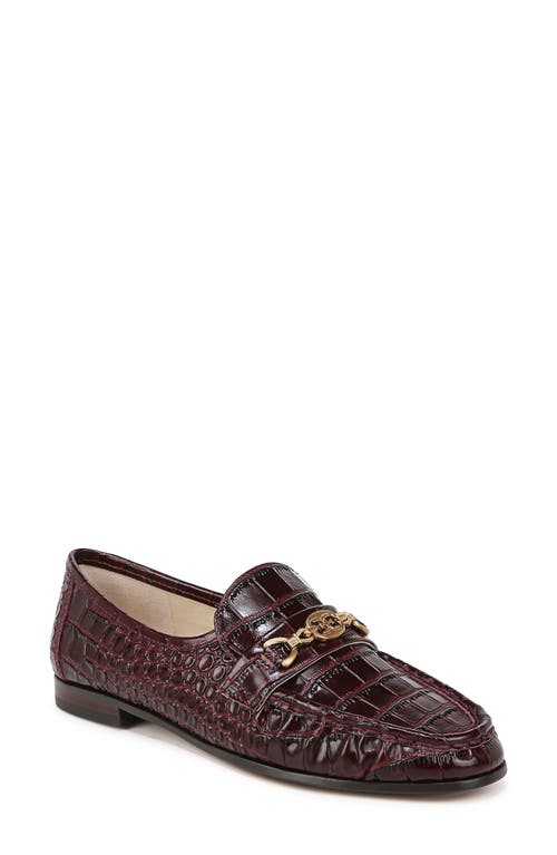 Shop Sam Edelman Lucca Loafer In French Burgundy