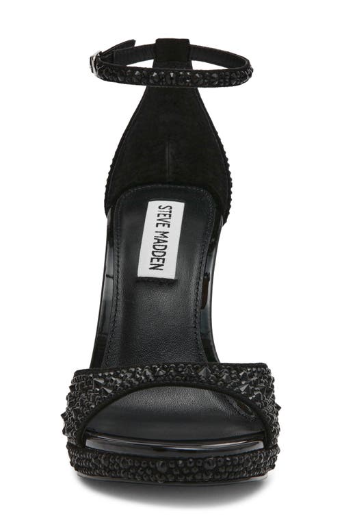 Shop Steve Madden Wiley Ankle Strap Sandal In Black