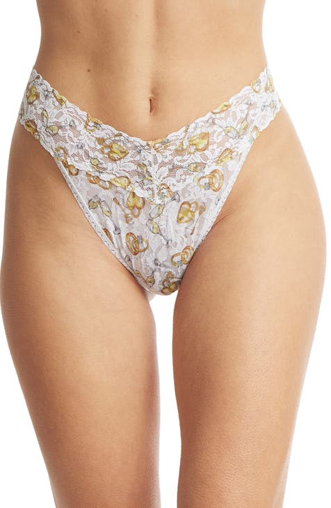 Women's Yellow Thong Panties