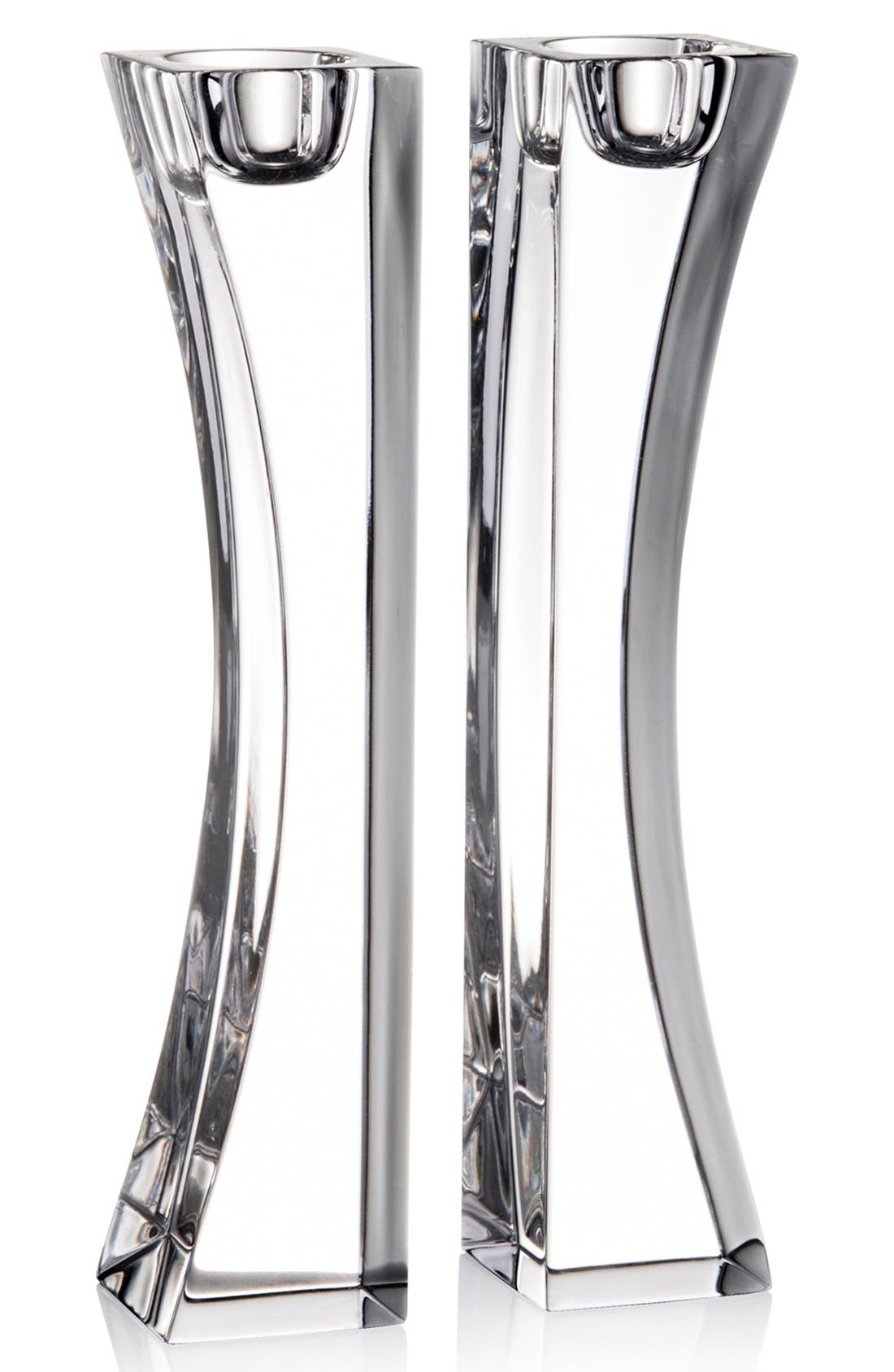 Nambé 'Kissing' Crystal Candlesticks (Set of 2) Nordstrom