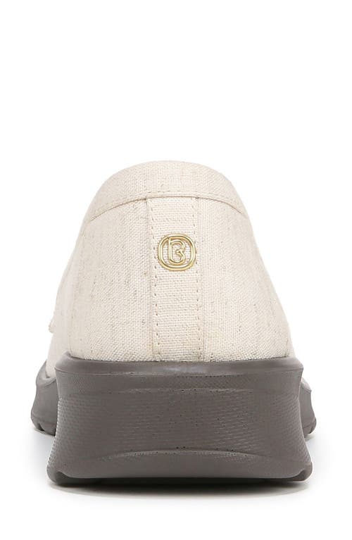 Bzees Gamma Washable Slip Ons In Natural Stretch Linen