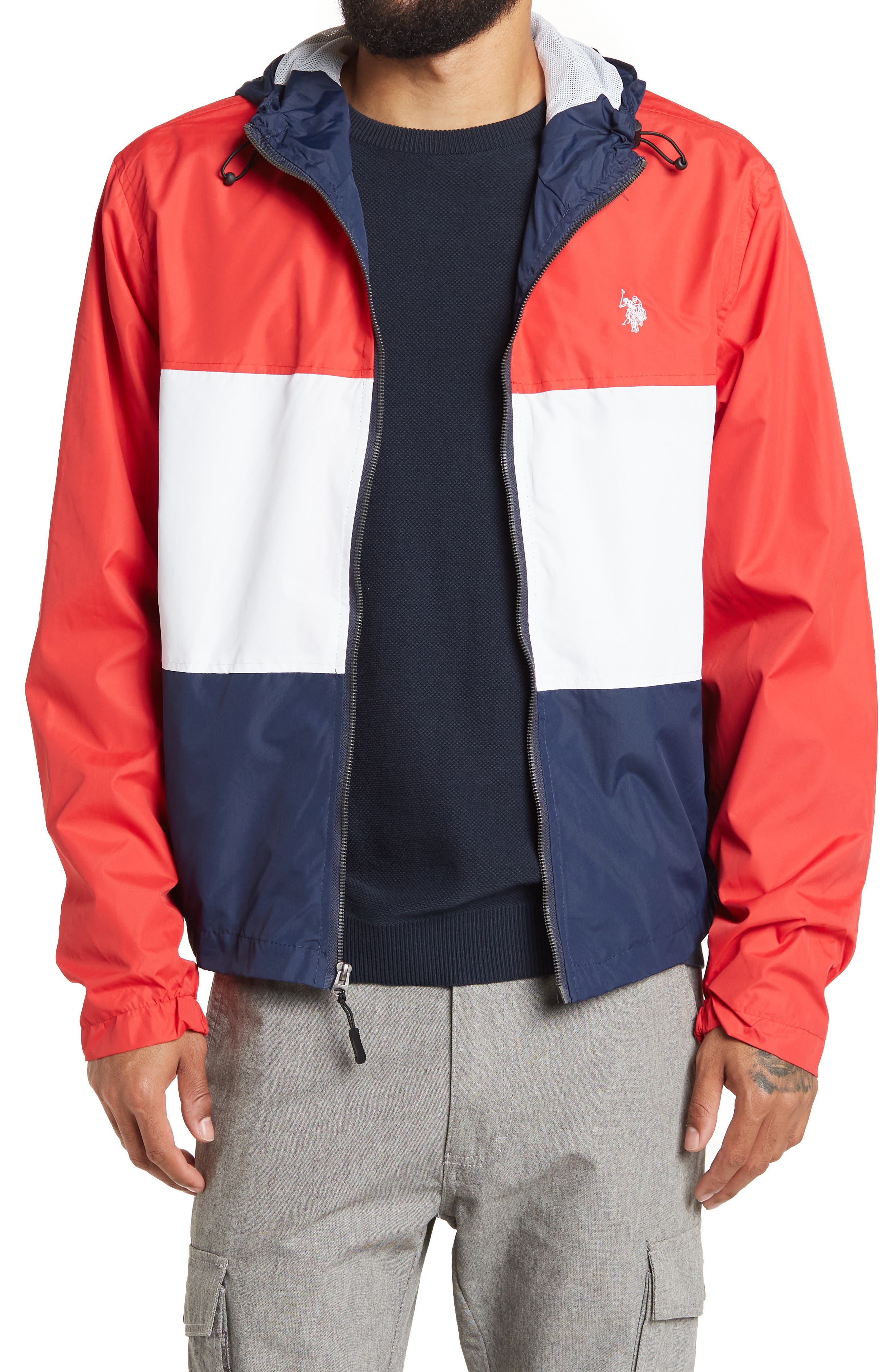 us polo assn windbreaker