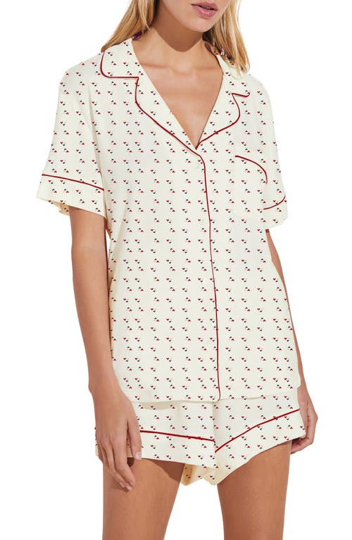 Eberjey Gisele Relaxed Jersey Knit Short Pajamas at Nordstrom,
