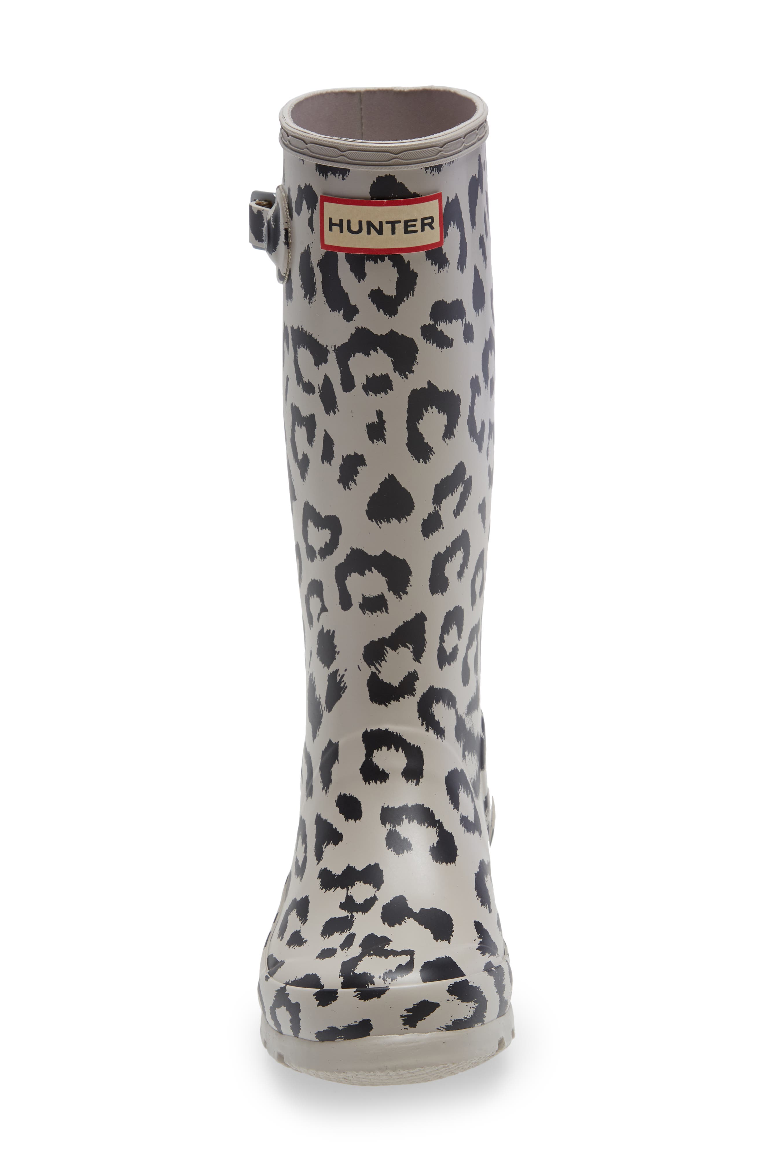 leopard hunter rain boots