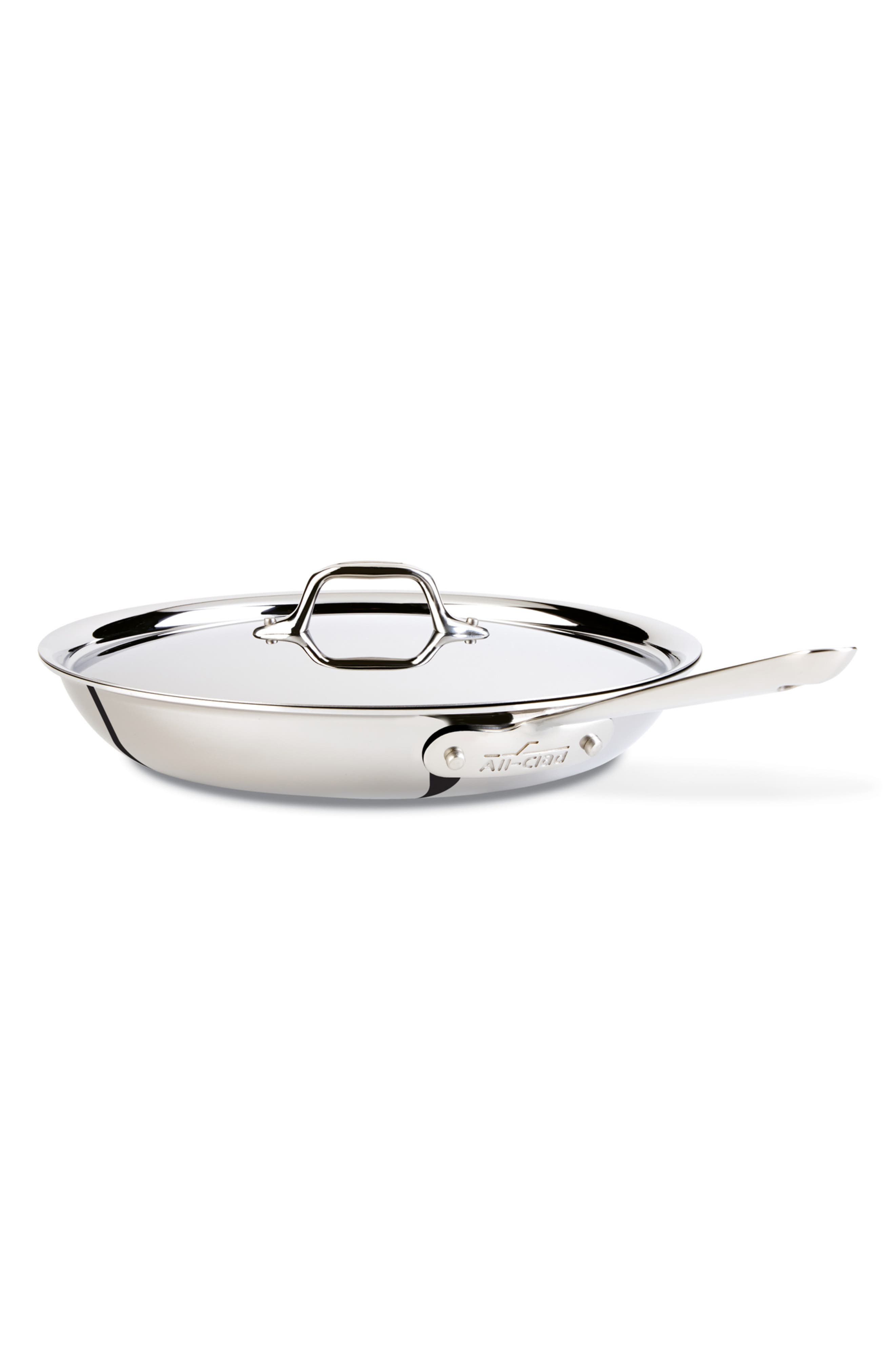 UPC 011644901318 product image for All-Clad D3 12-Inch Stainless Steel Fry Pan with Lid at Nordstrom | upcitemdb.com