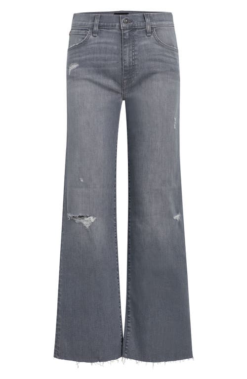Shop Hudson Jeans Rosalie High Waist Raw Hem Wide Leg Ankle Jeans (dorsey) <br />