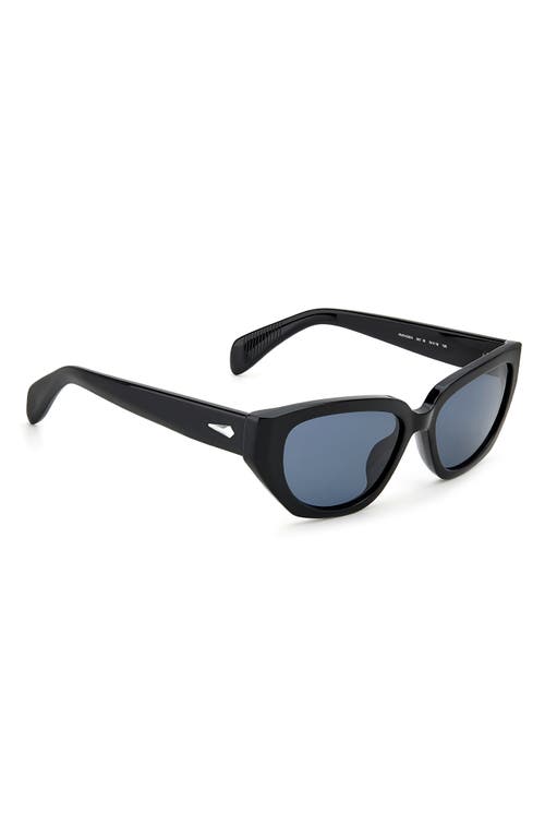 Shop Rag & Bone 54mm Cat Eye Sunglasses In Black