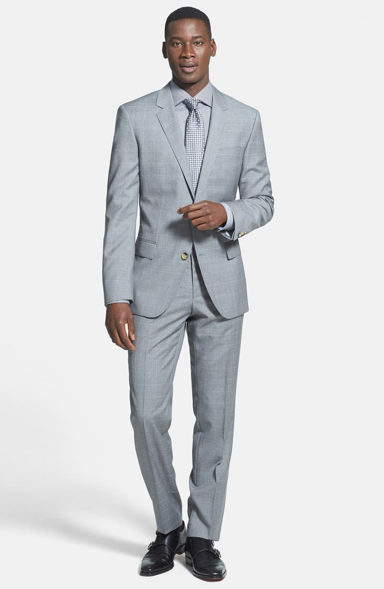 Boss Hugo Boss Huge Genius Trim Fit Windowpane Suit Online Only Nordstrom Boss Hugo Boss Huge Genius Trim Fit Windowpane Suit Online Only Nordstrom