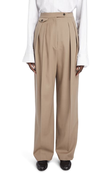 high waisted pleated pants | Nordstrom
